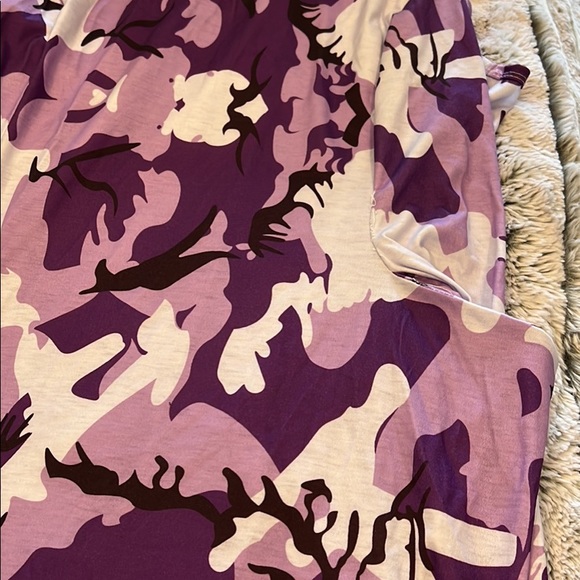 New 2XL Jumpsuit Sleeveless V Neck Razorback Purple - Picture 4 of 7